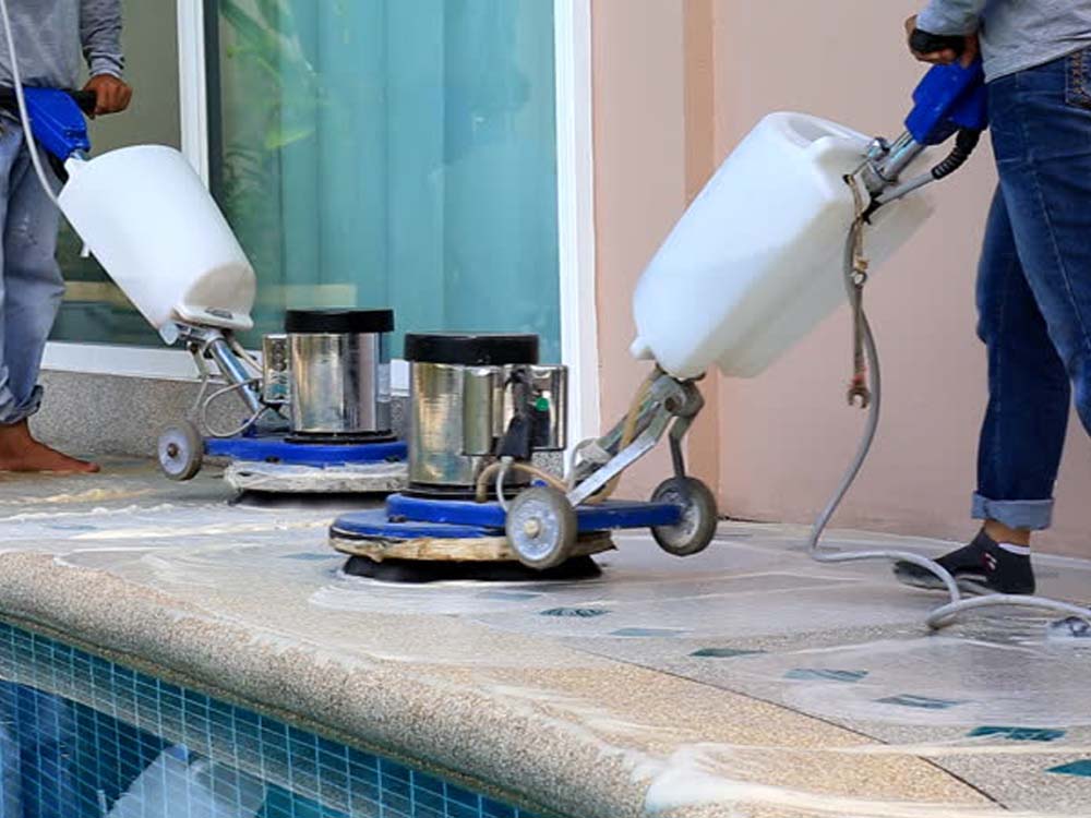 Professional Concrete Floor Cleaning Services/Terrazzo Floor Cleaning in Kampala Uganda, Jay-Clean & Tools (U) Ltd